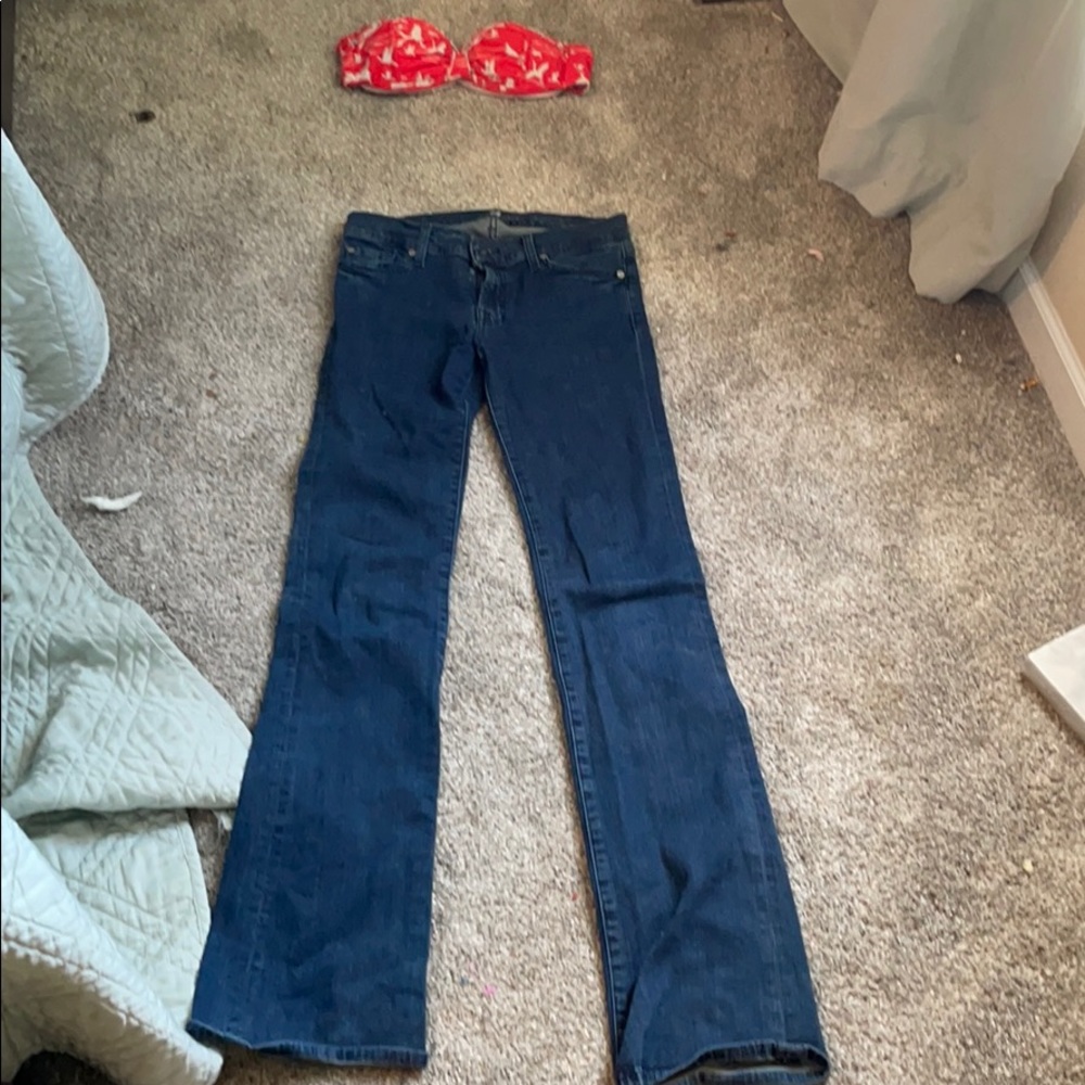 Seven for all mankind the skinny boot cut jeans 27